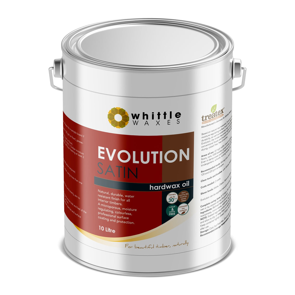 Whittle Waxes Evolution Hardwax Oil Satin Sheen Furniture Finish