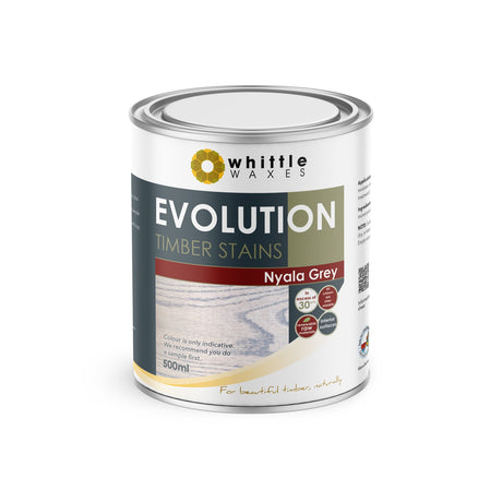 Whittle Waxes Evolution Colour Stain Nyala Grey