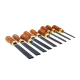 Narex Set of 9 Wood Rasps with Wood Handles