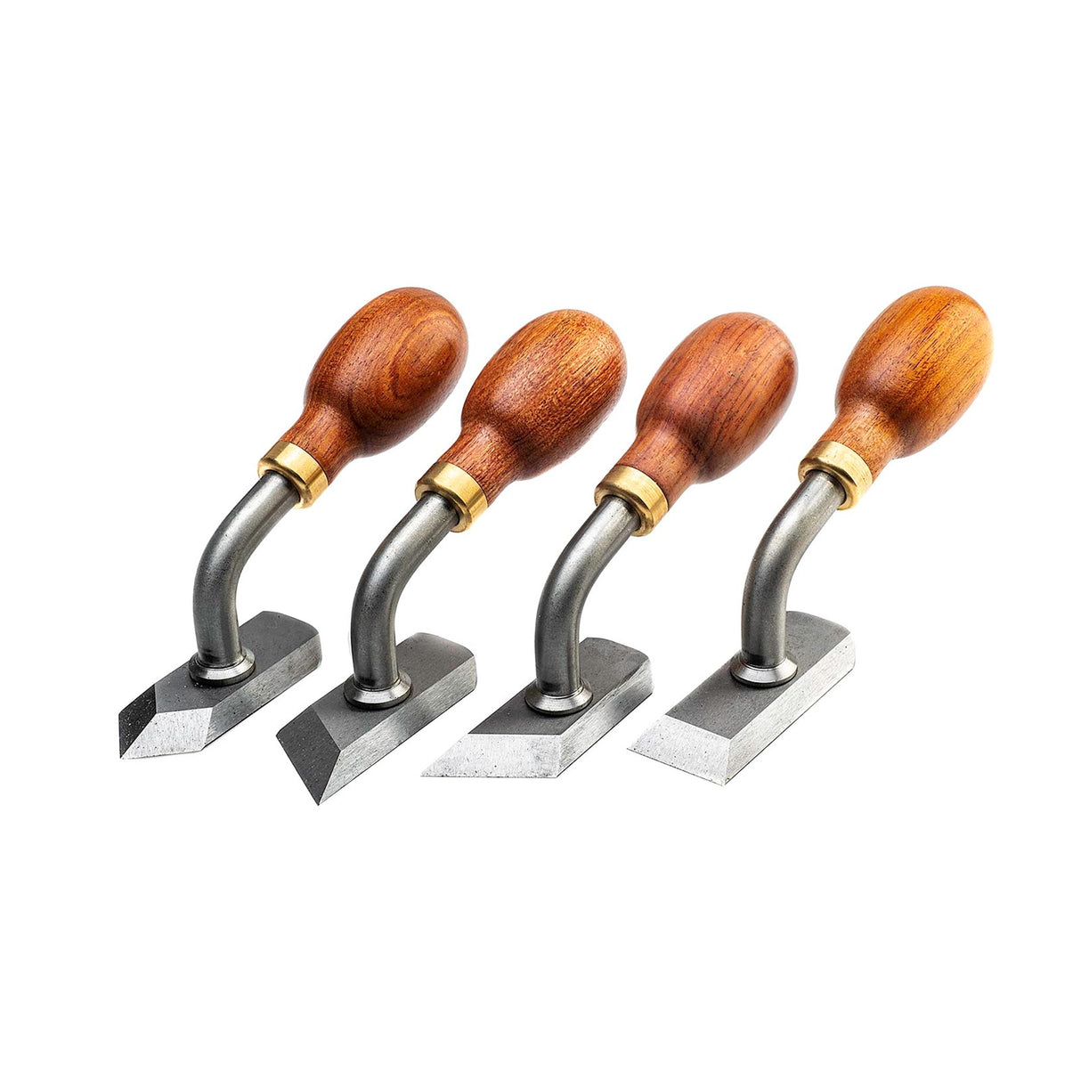 Luban Cranked Paring Chisel Set of 4