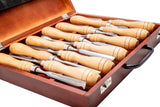 Baladonia Wood Carving Tools Starter Set of 12 with Storage Box