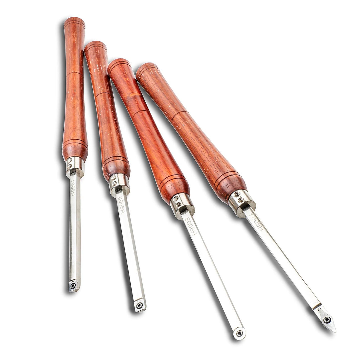 Torquata Tungsten Carbide Midi Length Wood Turning Tool Set of 4