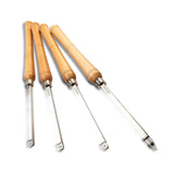 Torquata Tungsten Carbide Standard Length Wood Turning Tool Set of 4