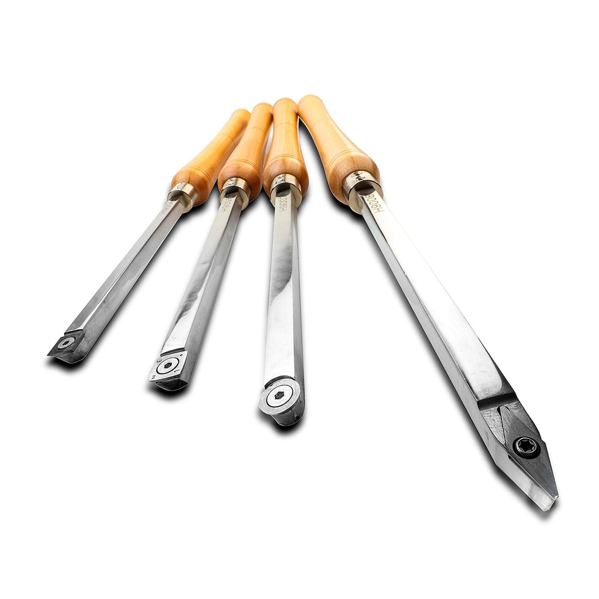 Torquata Tungsten Carbide Standard Length Wood Turning Tool Set of 4