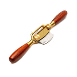 Luban Round Sole Spokeshave Bronze Body Wooden Handles