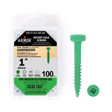 Armor Tool Pocket Hole Screws 25mm Fine Thread 100pk