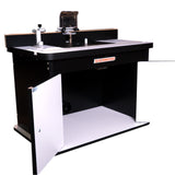 Sherwood Benchtop Cabinet Router Table with Aluminium Mounting Plate & Fence