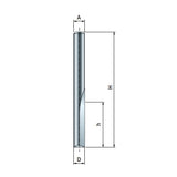 Freud Straight Router Bits 1/2in Shank