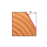 Freud Chamfer Moulding Router Bit 15 Degree Angle 1/4in Shank