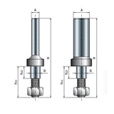 Freud Arbor for Slot Cutter Router Bit Blades 1/4in Shank