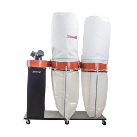 Sherwood 3HP Industrial Dust Extractor Single-Stage Collection 2300CFM with Twin Needle Felt Filter Bags