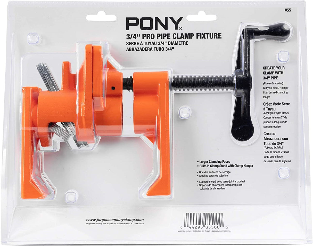 Pony Jorgensen Extended Foot Pipe Clamp for 3/4in Pipe Panel Clamping