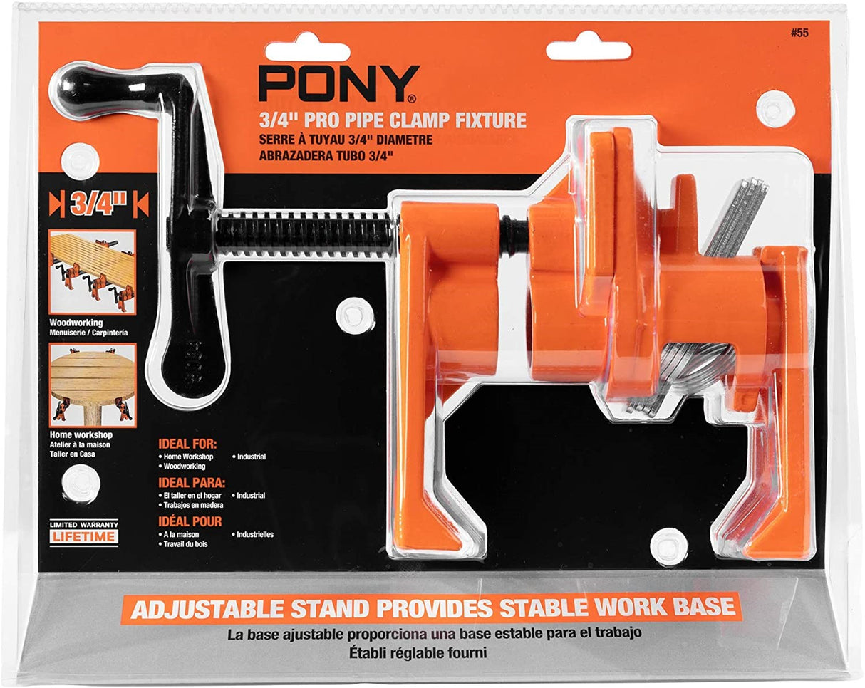 Pony Jorgensen Extended Foot Pipe Clamp for 3/4in Pipe Panel Clamping