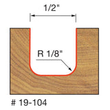 Freud Dish Carving Router Bit 1/2in Diameter 1/4in Shank