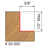 Freud Rebate Edge Moulding Router Bit Set 1/4in Shank