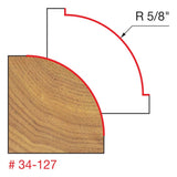 Freud Quadra-Cut Round Over Router Bits 1/2in Shank