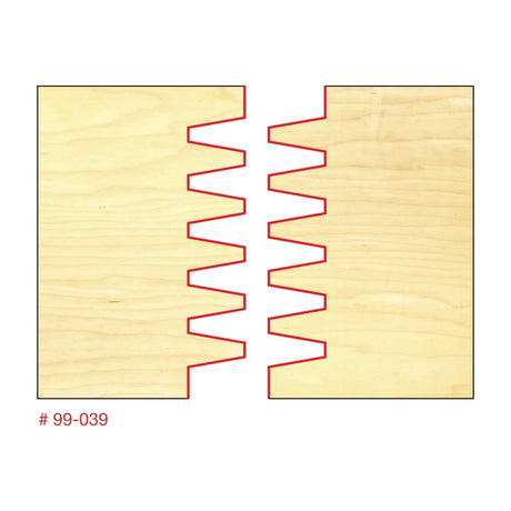 Freud Finger Joint Router Bit 13-45mm Joints 1/2in Shank