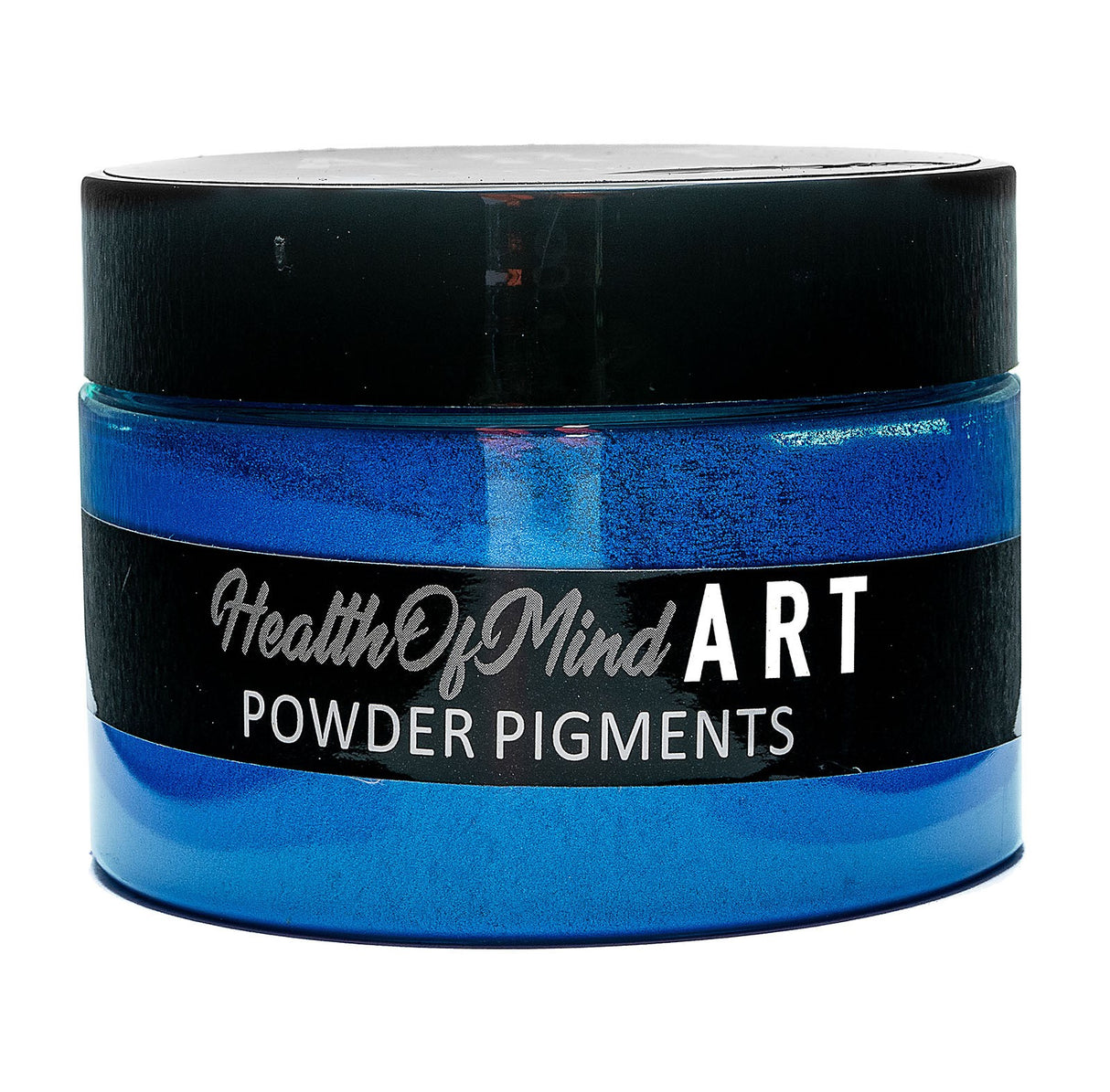 Health of Mind Art Pearlescent Pigment Mica Powder for Epoxy Resin - Electric Blue 50g