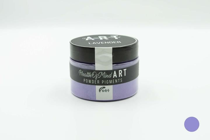 Health of Mind Art Pearlescent Pigment Mica Powder for Epoxy Resin - Lavender 50g