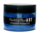 Health of Mind Art Pearlescent Pigment Mica Powder for Epoxy Resin - Ocean Blue 50g