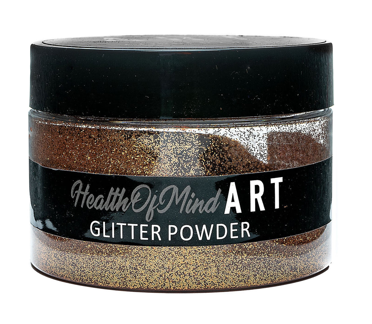 Health of Mind Art Metallic Glitter Powder for Epoxy Resin - Copper Gold 50g