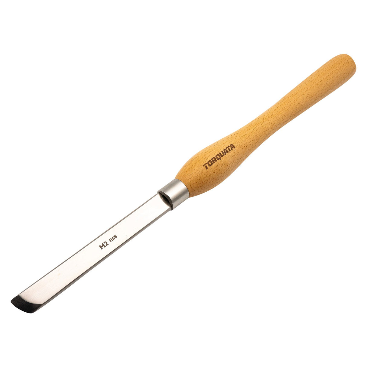 Torquata Skew Chisel with Rolled Edges & Radius Grind 19mm M2 HSS Woodturning Tool