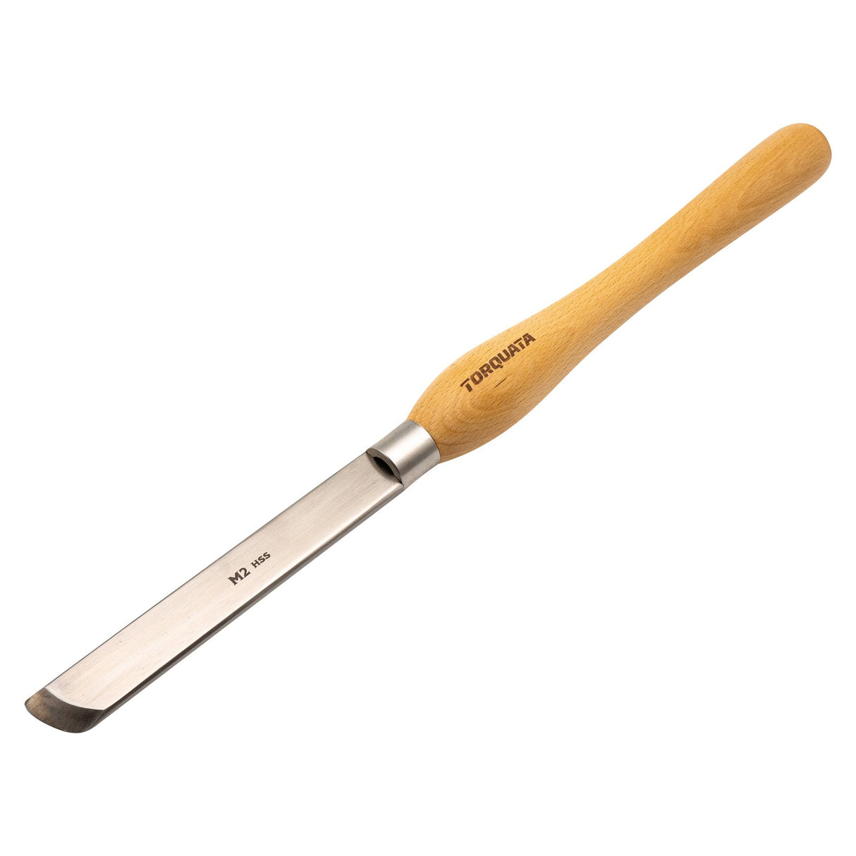 Torquata Skew Chisel with Rolled Edges & Radius Grind 25mm M2 HSS Woodturning Tool