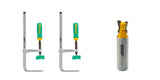 MicroJig Match Fit Dovetail Clamp AP Set of 2 with Dovetail Router Bit - 1/2in Shank