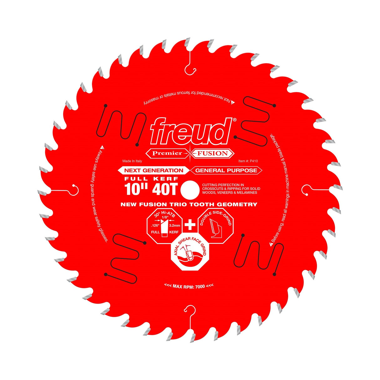 Freud Premier Fusion General Purpose Saw Blade 254mm Diameter 15.9mm Bore