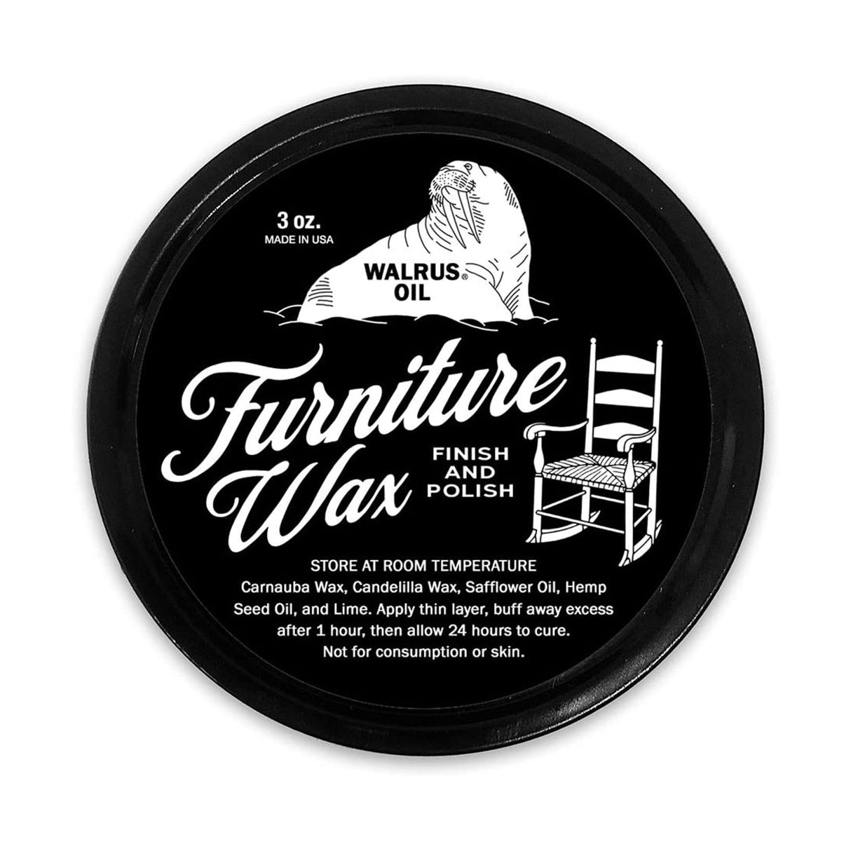 Walrus Oil Furniture Wax Finish & Polish Food Safe