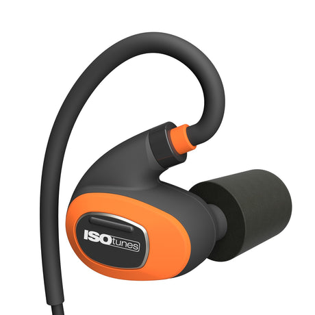 ISOtunes PRO 2.0 Bluetooth Noise-Isolating Earbuds - Safety Orange Headphones