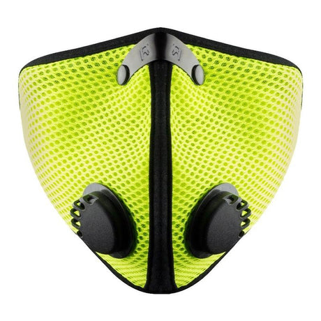 RZMask M2 Dust Face Mask Breathable Mesh Safety Green with Replaceable Filters