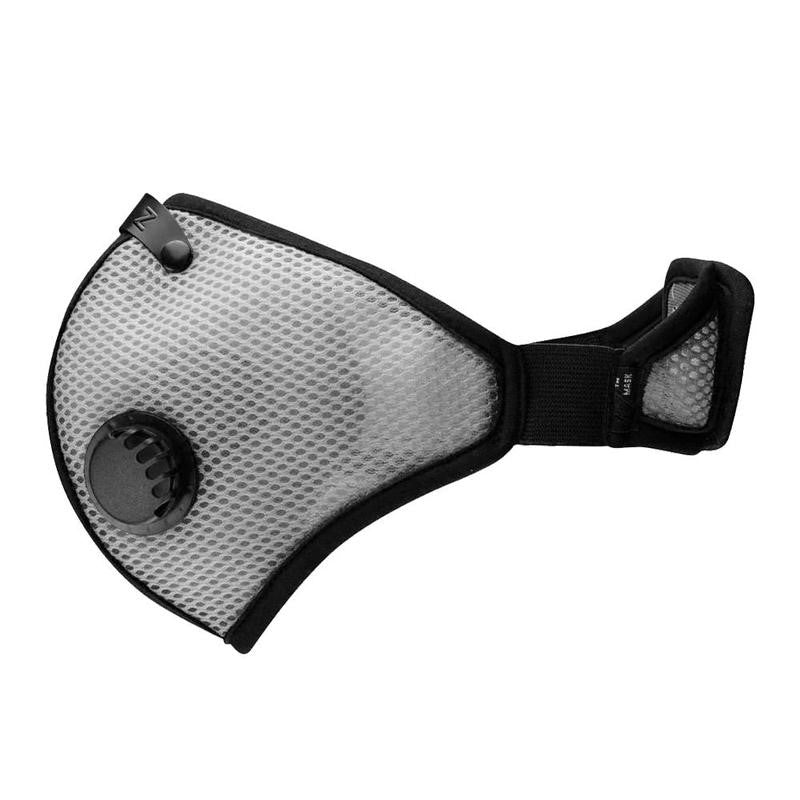 RZMask M2 Dust Face Mask Breathable Mesh Titanium with Replaceable Filters