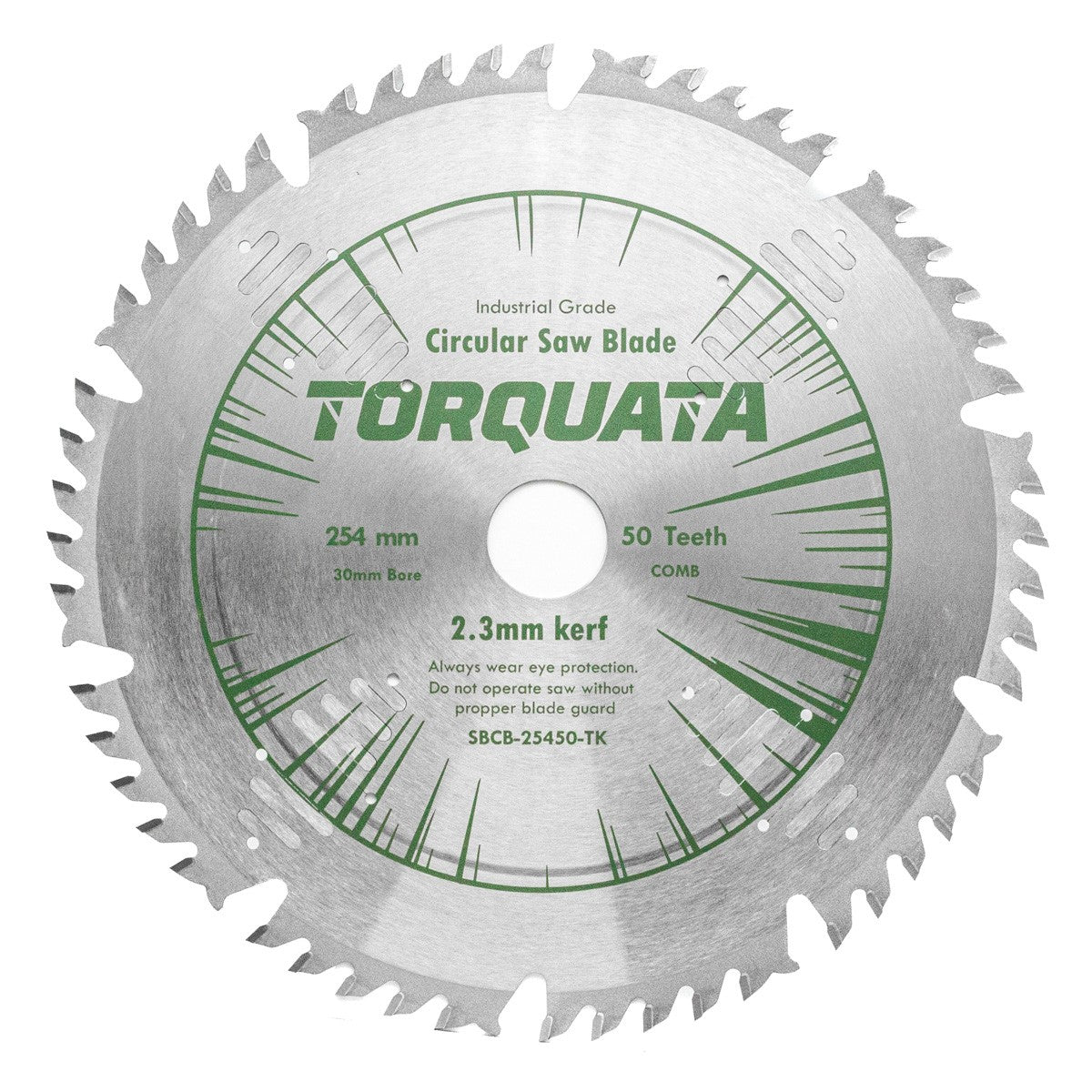 Torquata Thin Kerf Combination Circular Saw Blade 254mm Diameter 30mm Bore