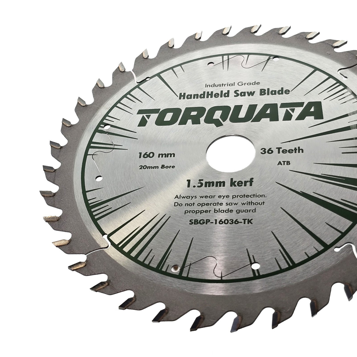 Torquata Thin Kerf General Purpose Circular Saw Blade suits Circular Power Saws 160mm Diameter 20mm Bore