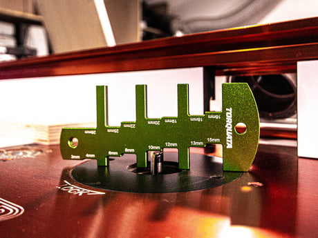 Torquata Depth Gauge for Router Bit Setup Metric