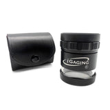 iGaging Optical Loupe Magnifier with LED 10x Magnification with Leather Case