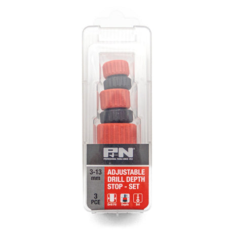 P & N Adjustable Drill Stop Set