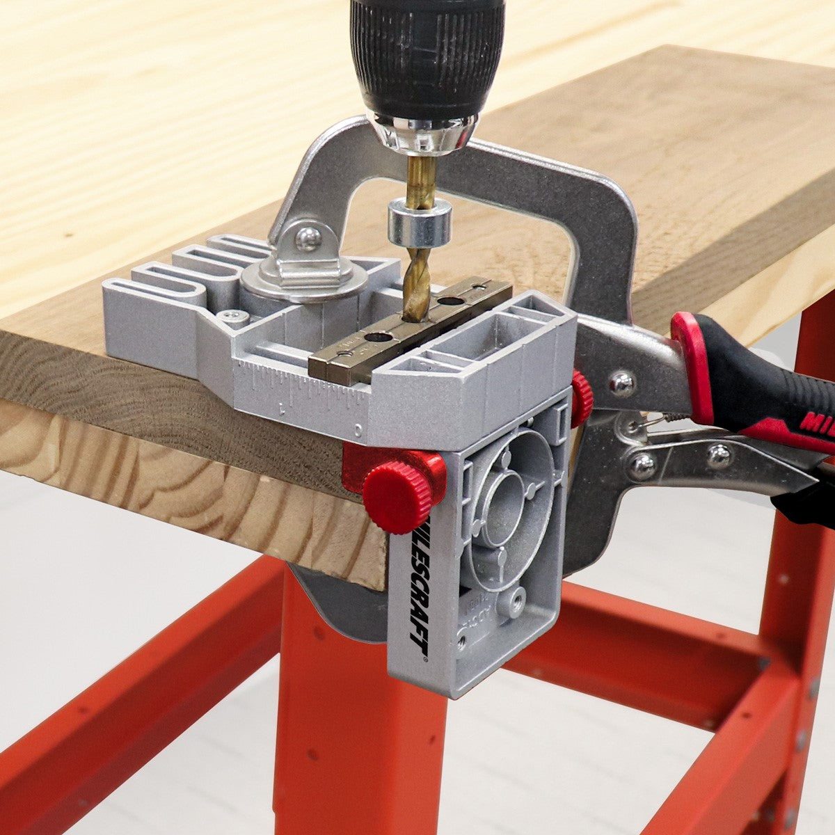 Milescraft JointMaster Dowelling Jig Adjustable Self-Centering Metric Dowel Jig