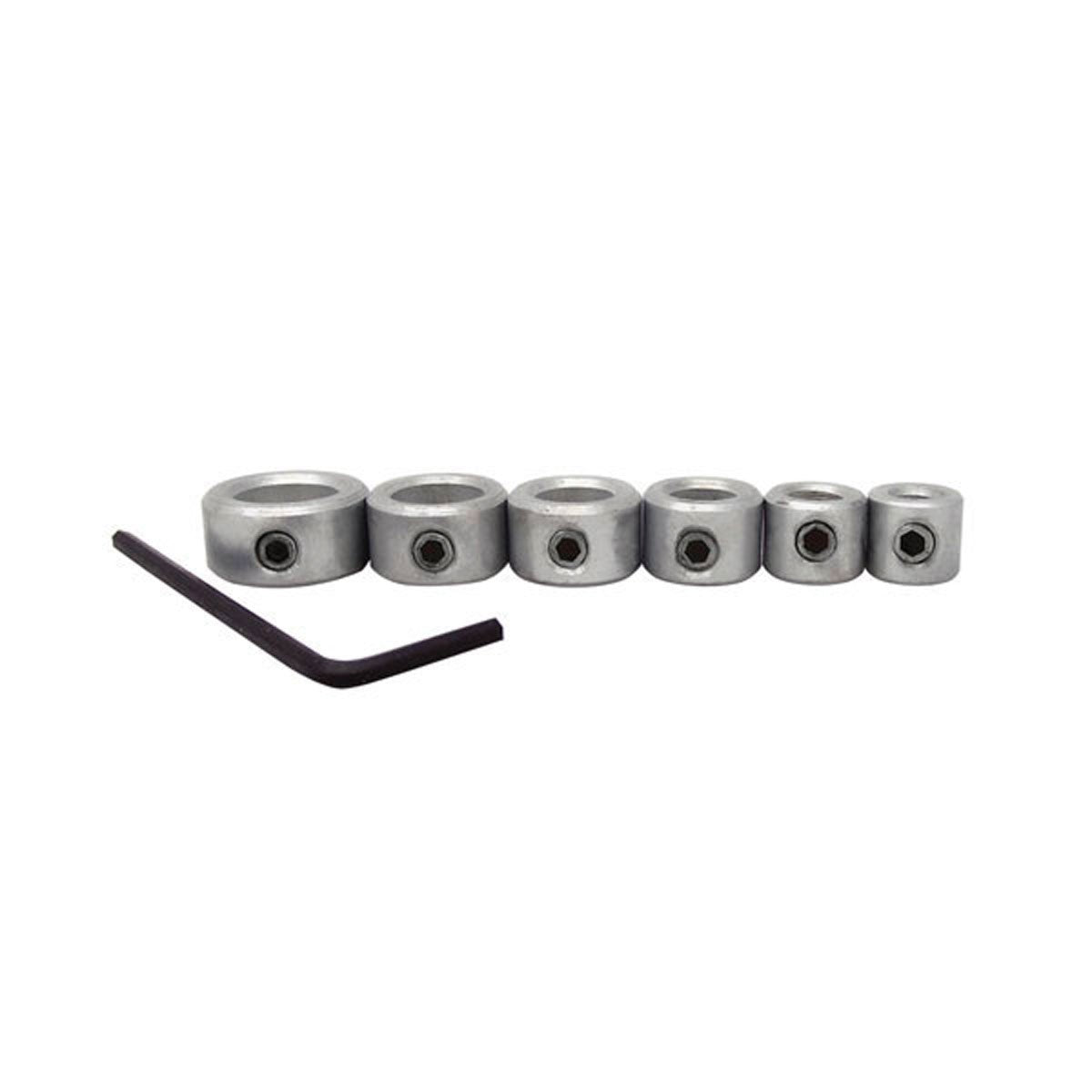 Milescraft Drill Depth Stops Set of 7 Metric Stop Collars