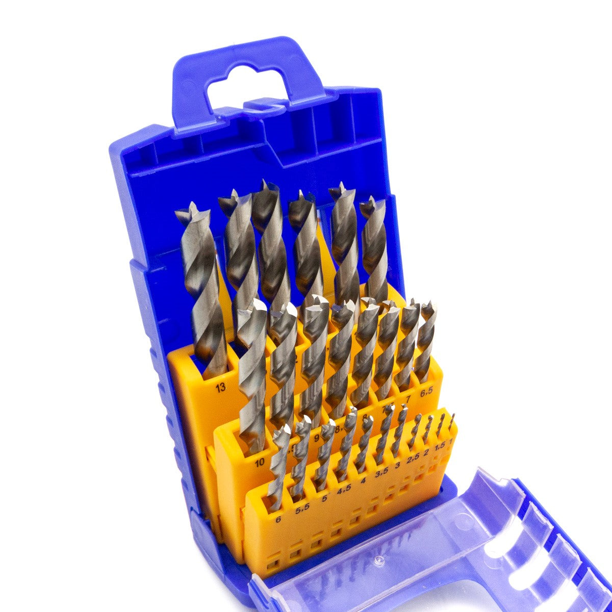 Fisch Standard Brad Point Drill Bits 25 Piece Set Metric HSS