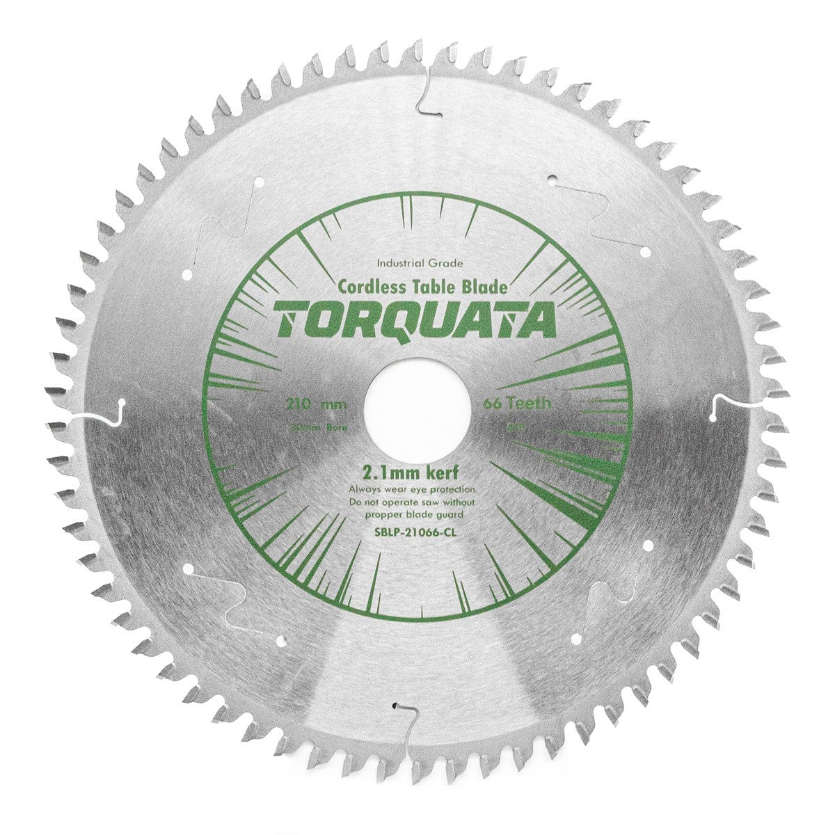 Torquata Extra Thin Kerf Laminated Panel Circular Saw Blade 210mm Diameter 30mm Bore