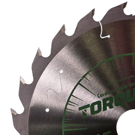 Torquata Extra Thin Kerf Rip Cut Circular Saw Blade suits Cordless Table Saws 210mm Diameter 30mm Bore