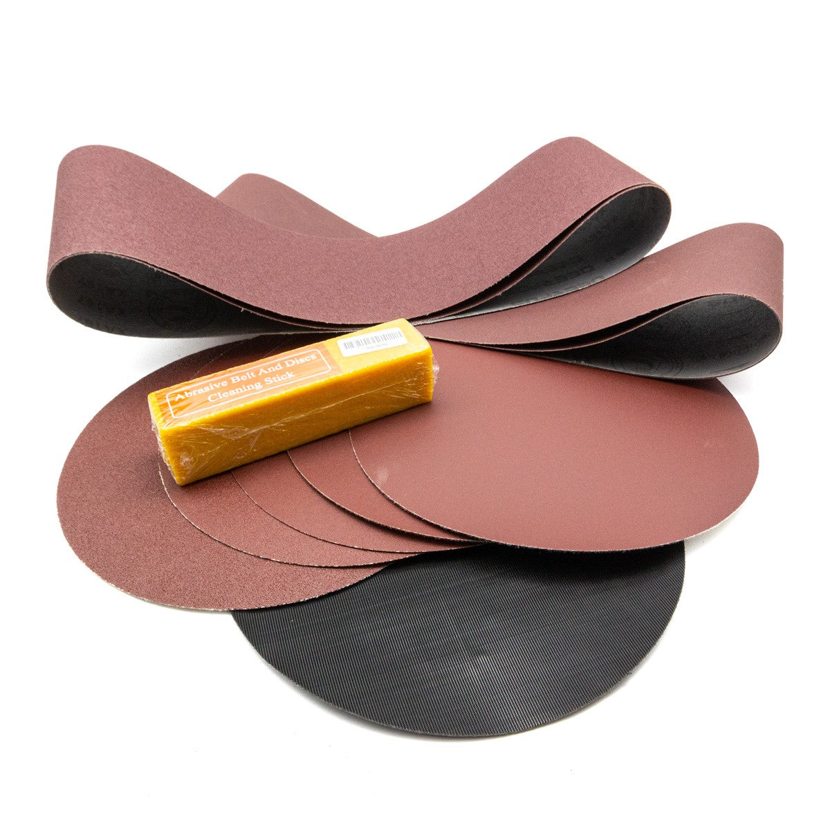 DeerFos Sandpaper Set Abrasives for 6 x 12in Belt and Disc Sanders