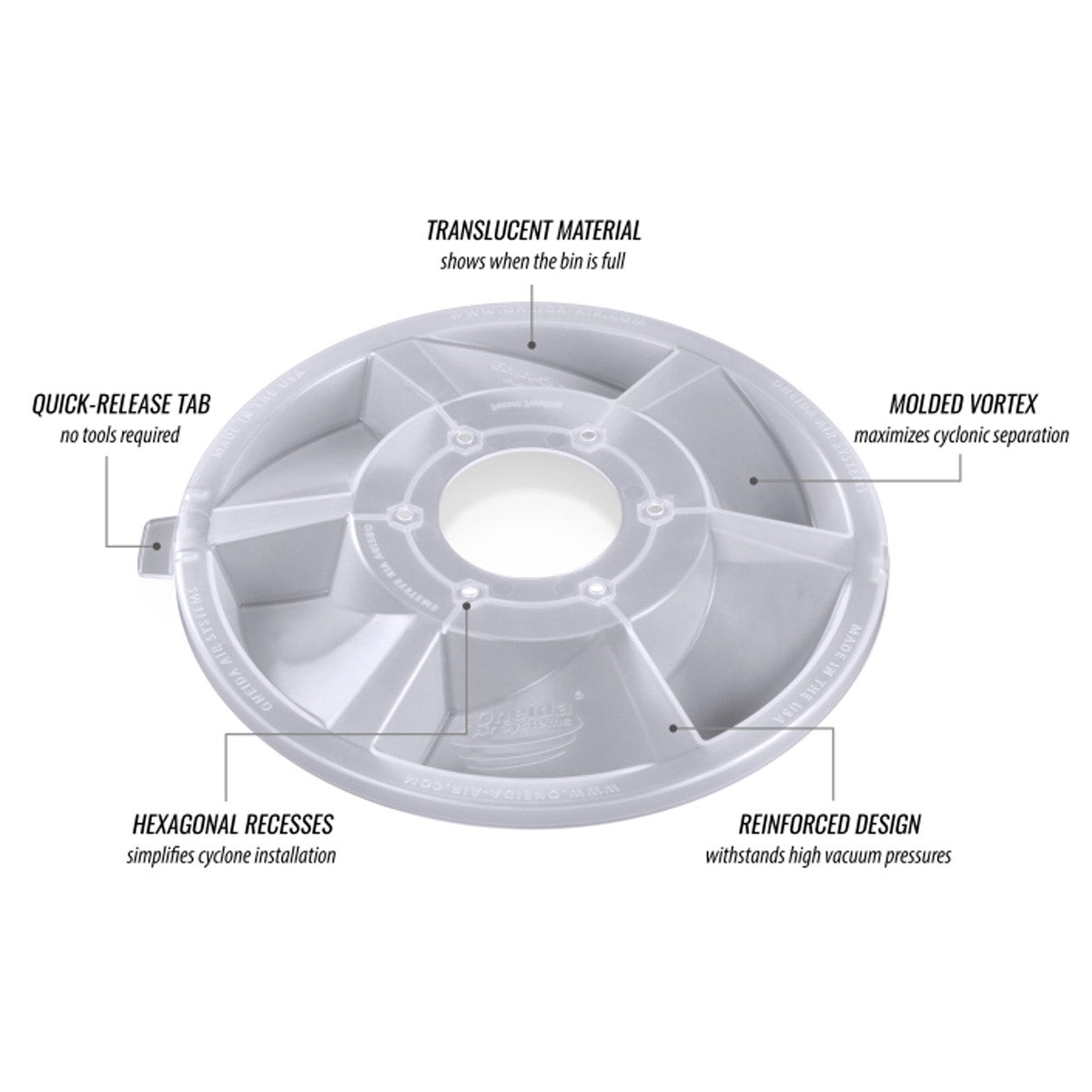 Oneida Dust Deputy Original Cyclone Separator Plus Version