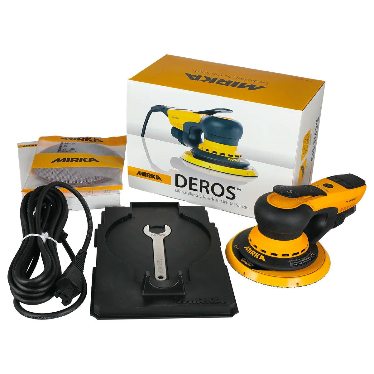 Mirka DEROS Random Orbital Sander 150mm 2.5mm Orbit 625CV