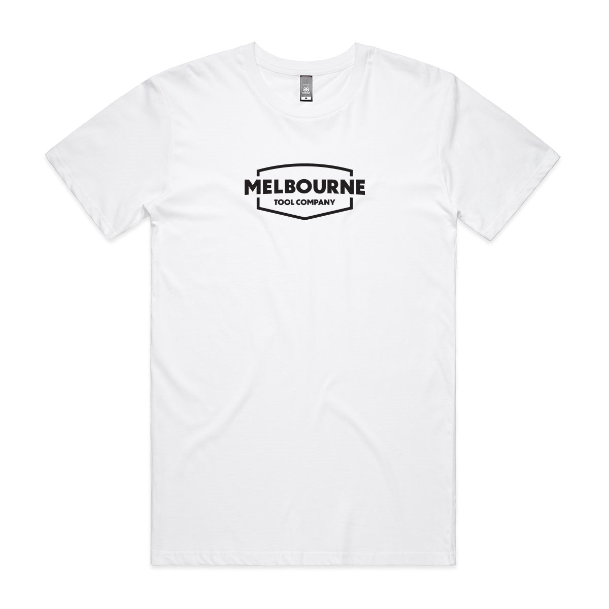 Melbourne Tool Company T-Shirt Snow White with Chevron Logo