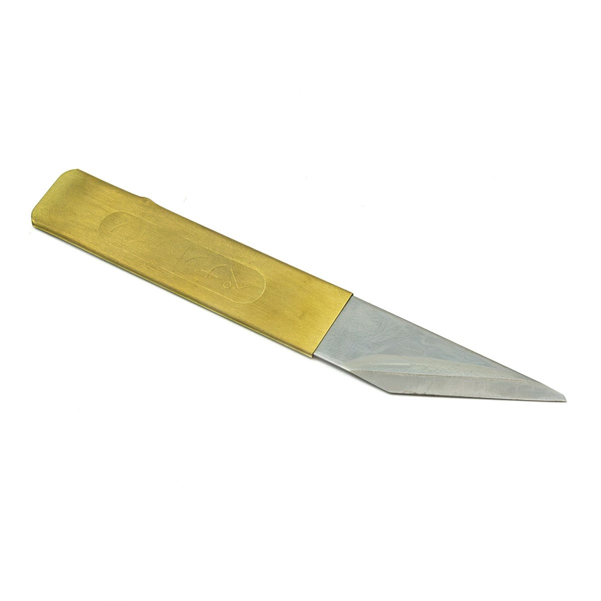 Yoshiharu Hamono Brass Handled Kiridashi Marking Knife