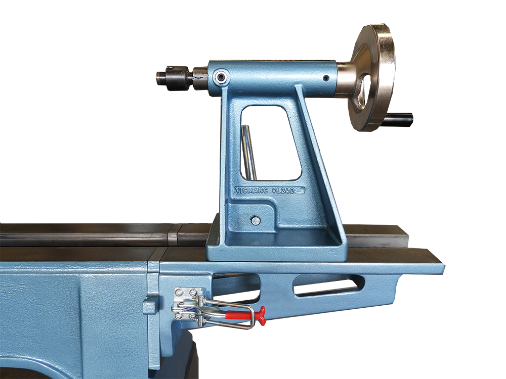 Vicmarc Swing Away Tailstock Support for VL300 Wood Lathes Made in Australia