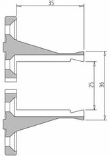 Vicmarc Long Nose Jaws for VM90/100 Chuck for Wood Lathes